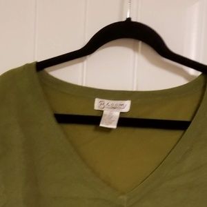 REDUCED TO CLEAR! V Neck Sweater with Argyle det